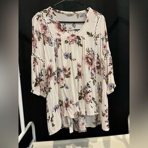 Floral Print Women's Top